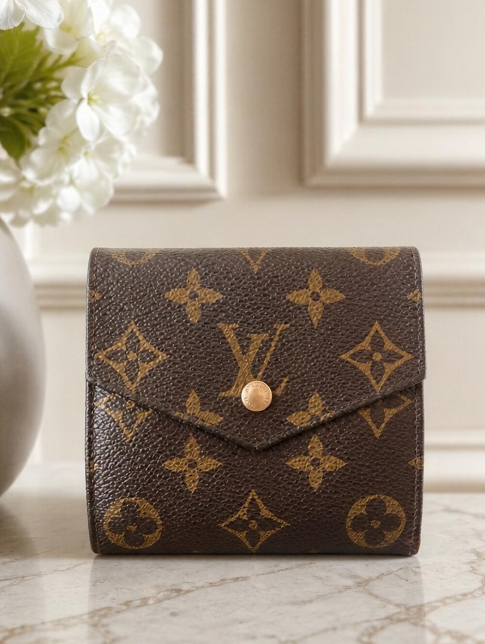 Louis Vuitton Vintage Elise Monogram Compact Wallet ✨